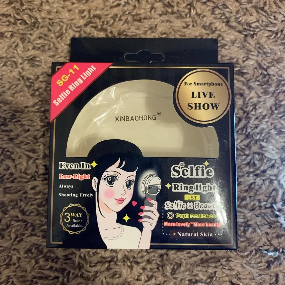 Apple selfie ring